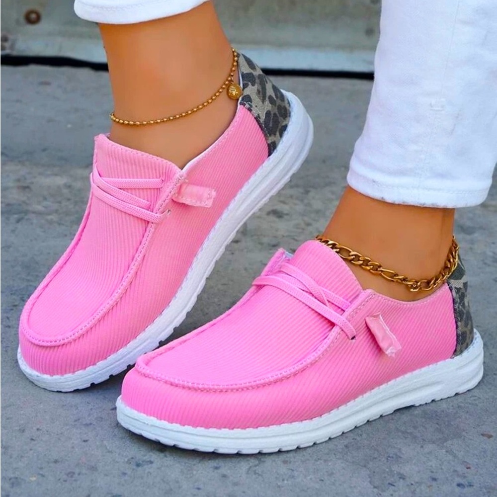 Pink Cheetah Print Shoes